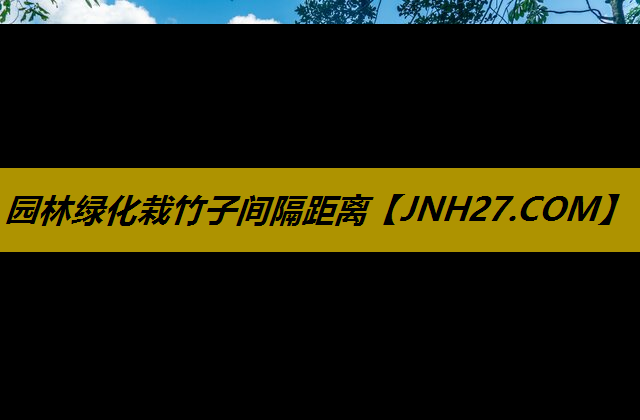 园林绿化栽竹子间隔距离