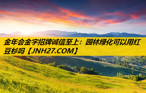 园林绿化可以用红豆杉吗
